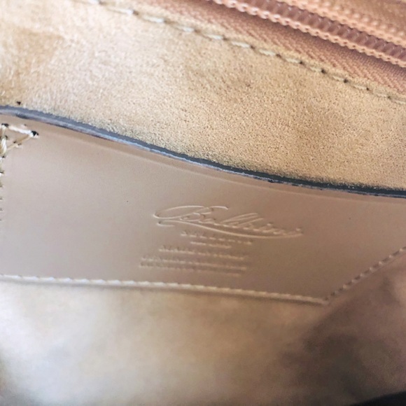 BOLDRINI SELLERIA RARE & GORGEOUS LARGE VACCHETTA LEATHER HANDBAG - ARGILLA - Picture 8 of 16